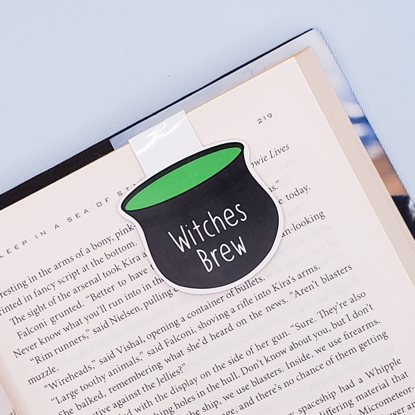 Witches Brew Die Cut Glossy Magnetic Bookmark image 0