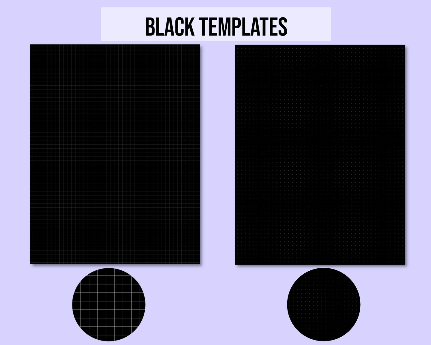 Digital Note Taking Templates | Digital Grid Paper | Digital Dot Grid Paper | Templates for Digital Notes | Templates for GoodNotes | PDF