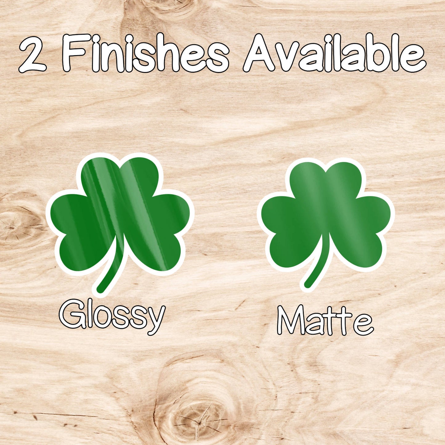 Shamrock Weatherproof Vinyl Die Cut Sticker image 2