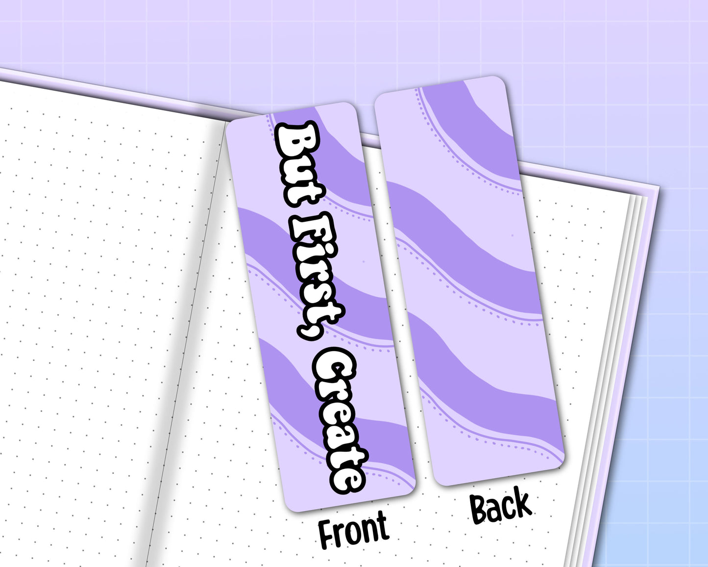 But First Create 2 inch by 6 inch Rounded Bookmark | Cute Bookmark for bookworms | Gift For Book Lovers | Cute Bookmark | Fall Bookmark