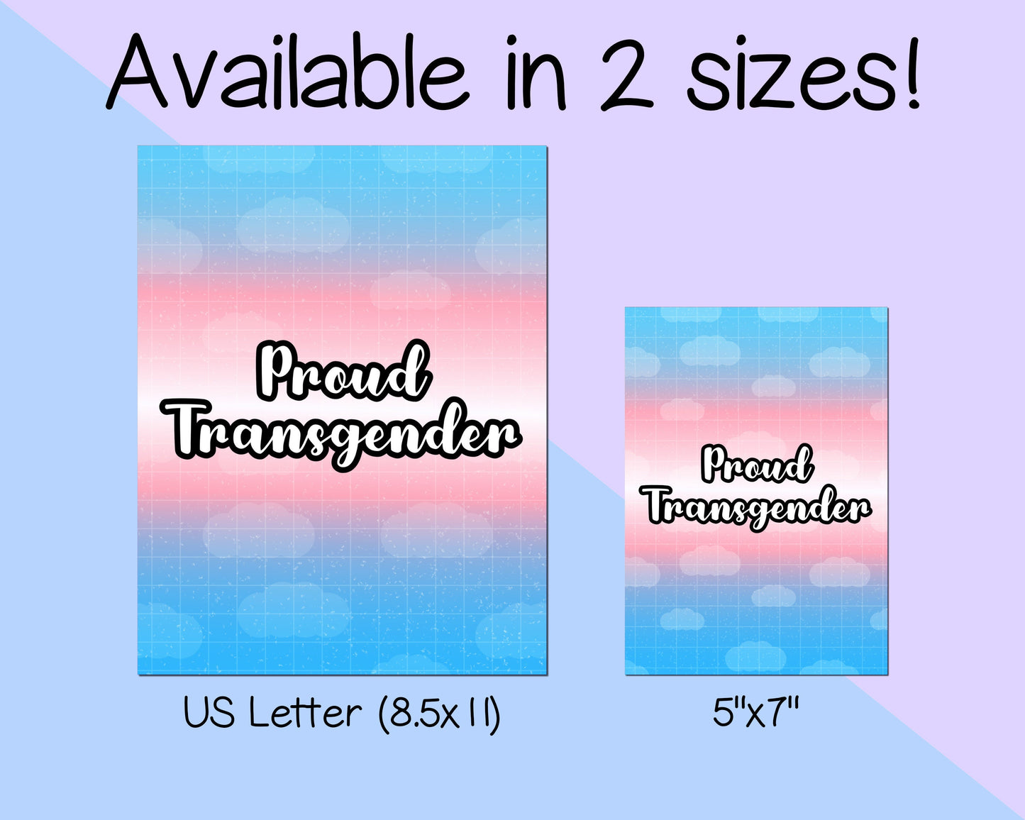 Proud Transgender LGBTQ+ Art Prints - LGBTQ+ Art Prints - LGBTQ+ Wall Art Prints - Pride Art Prints
