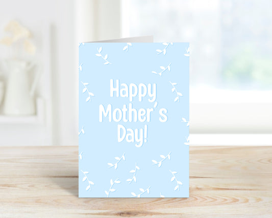 Happy Mother's Day Greeting Card - Mother's Day Card image 0
