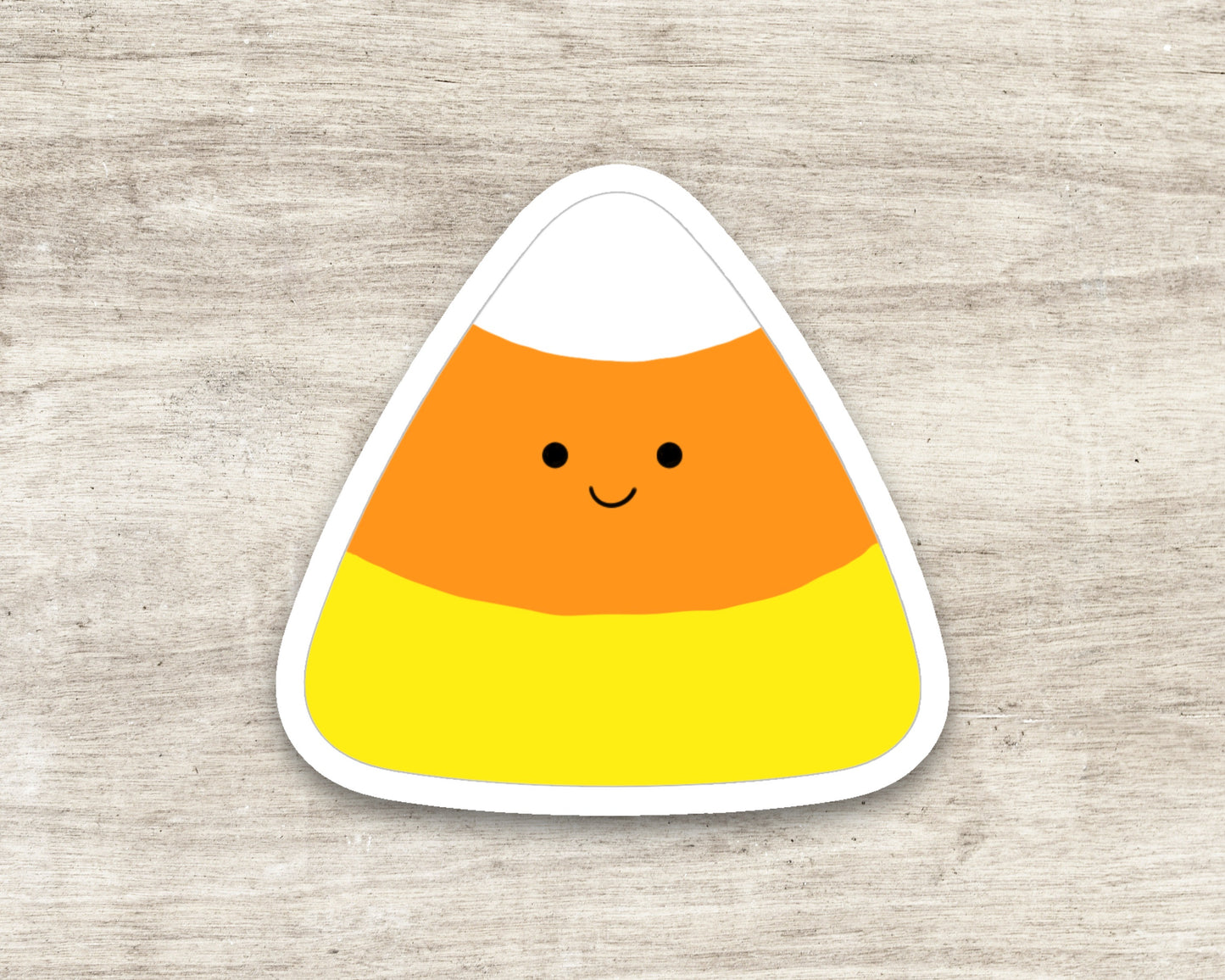 Candy Corn Weatherproof Vinyl Die Cut Sticker - Candy Corn Sticker