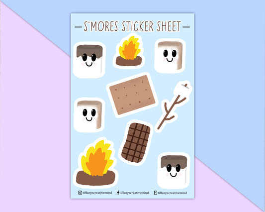S'mores Sticker Sheet