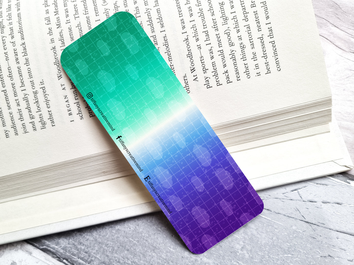 Proud Gay Male LGBTQ+ 2" x 6" Rounded Bookmark image 1