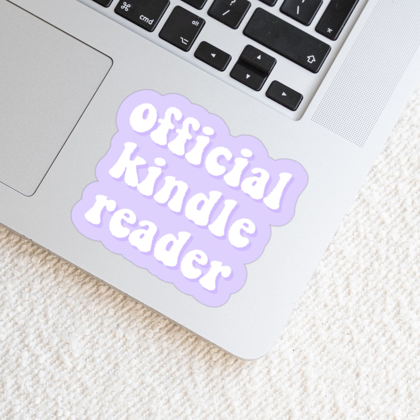 Official Kindle Reader Matte Weatherproof Vinyl Sticker image 1