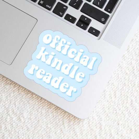 Official Kindle Reader Matte Weatherproof Vinyl Sticker image 0