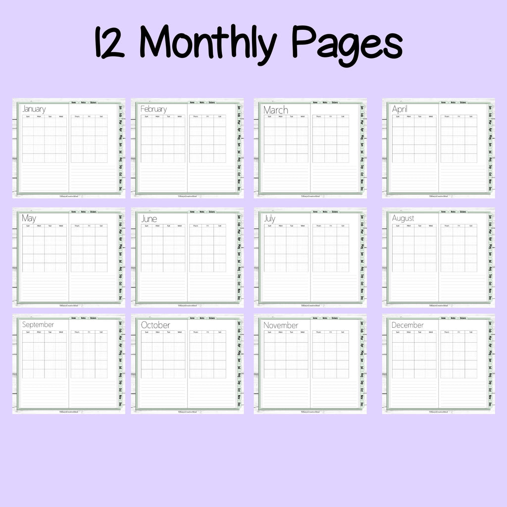 Digital Mobile Phone Planner - Great for Foldable Phones