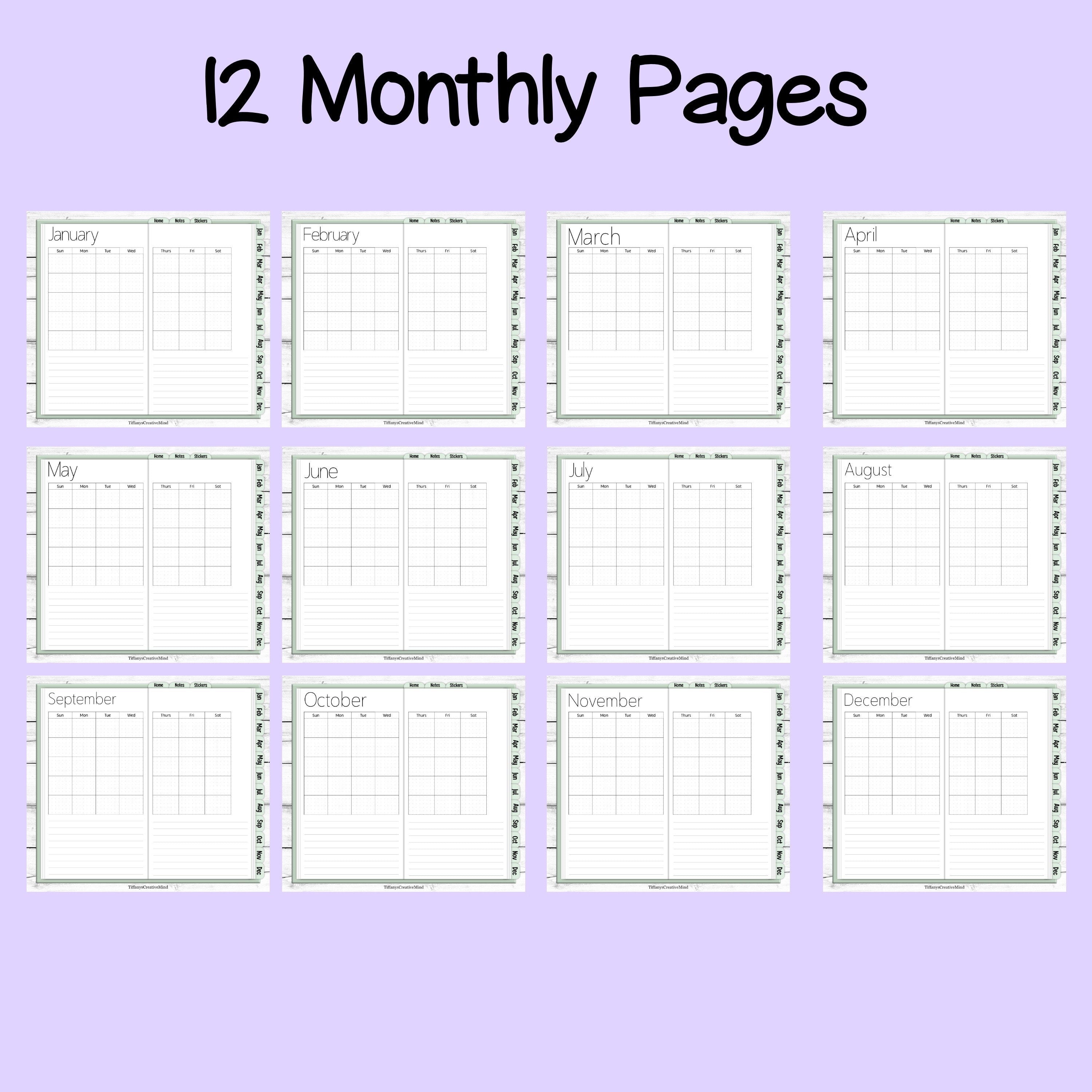 Digital Mobile Phone Planner - Great for Foldable Phones