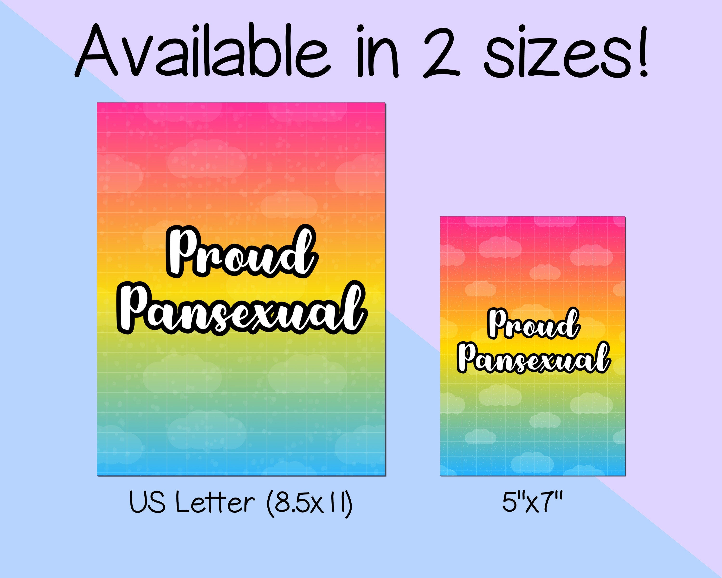 Proud Pansexual Pride Art Print: LGBTQ+ Wall Decor