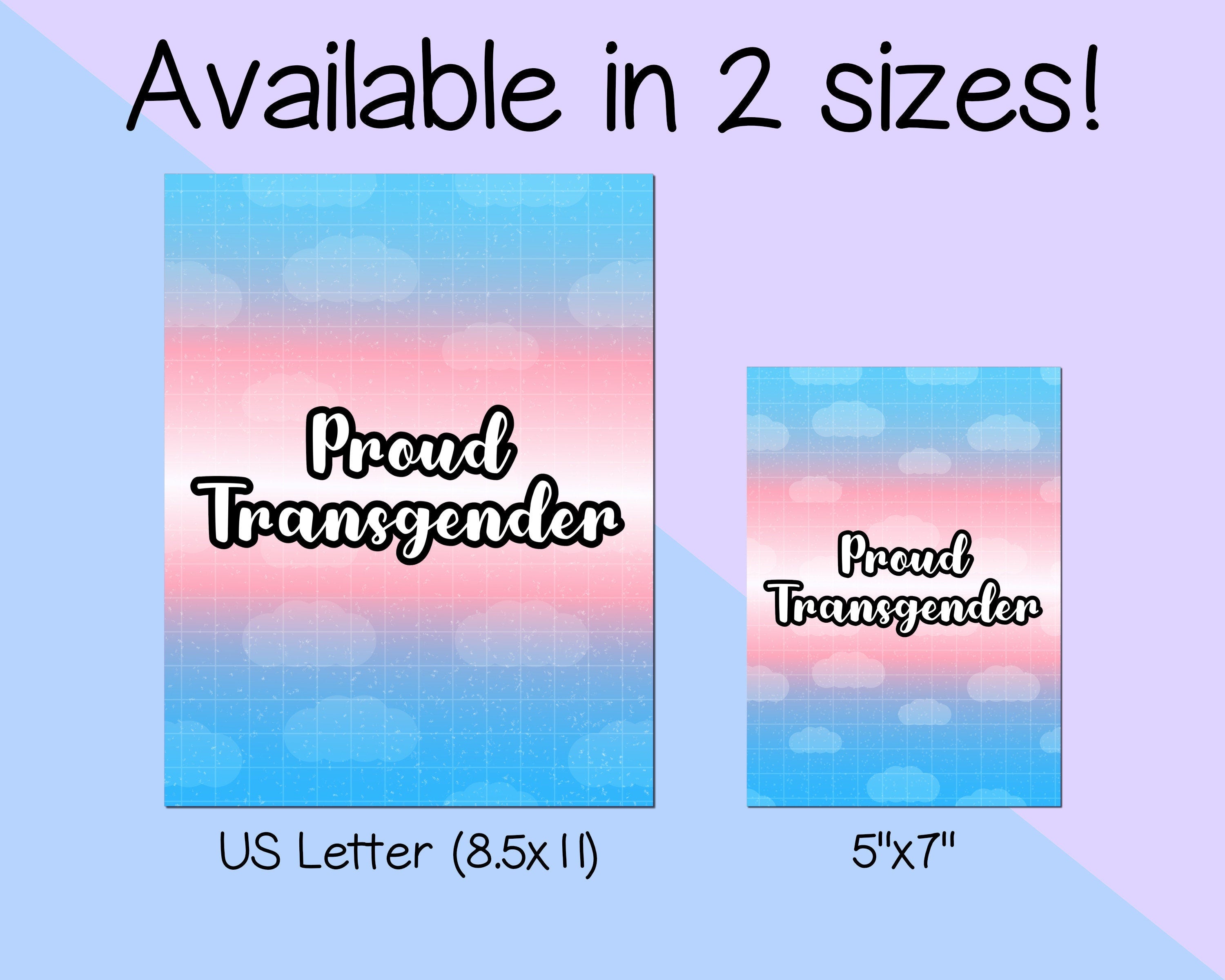 Proud Transgender Art Print: LGBTQ+ Pride Wall Decor