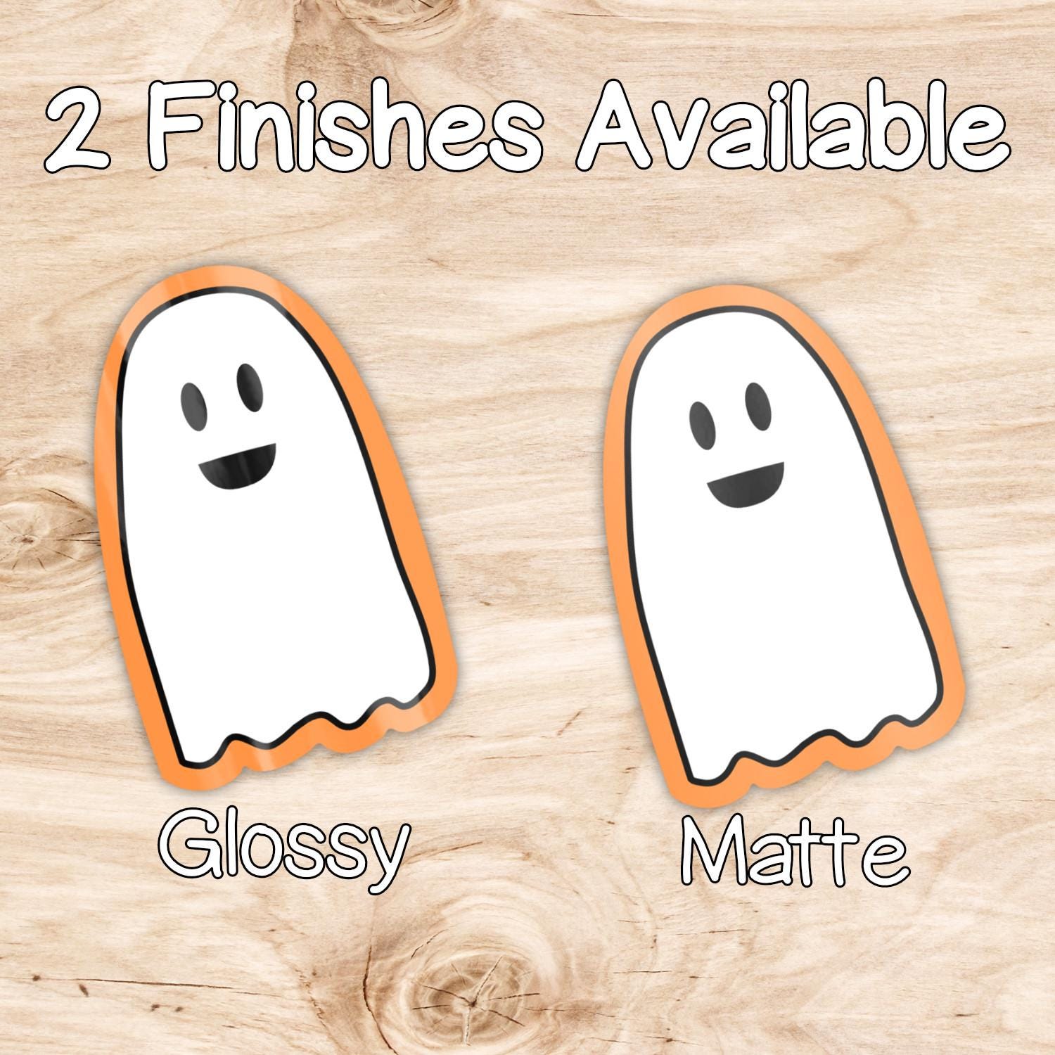 Smiling Ghost Sticker: Halloween Decor