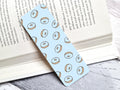 2x6 Pastel Blue Donut Pattern Bookmark