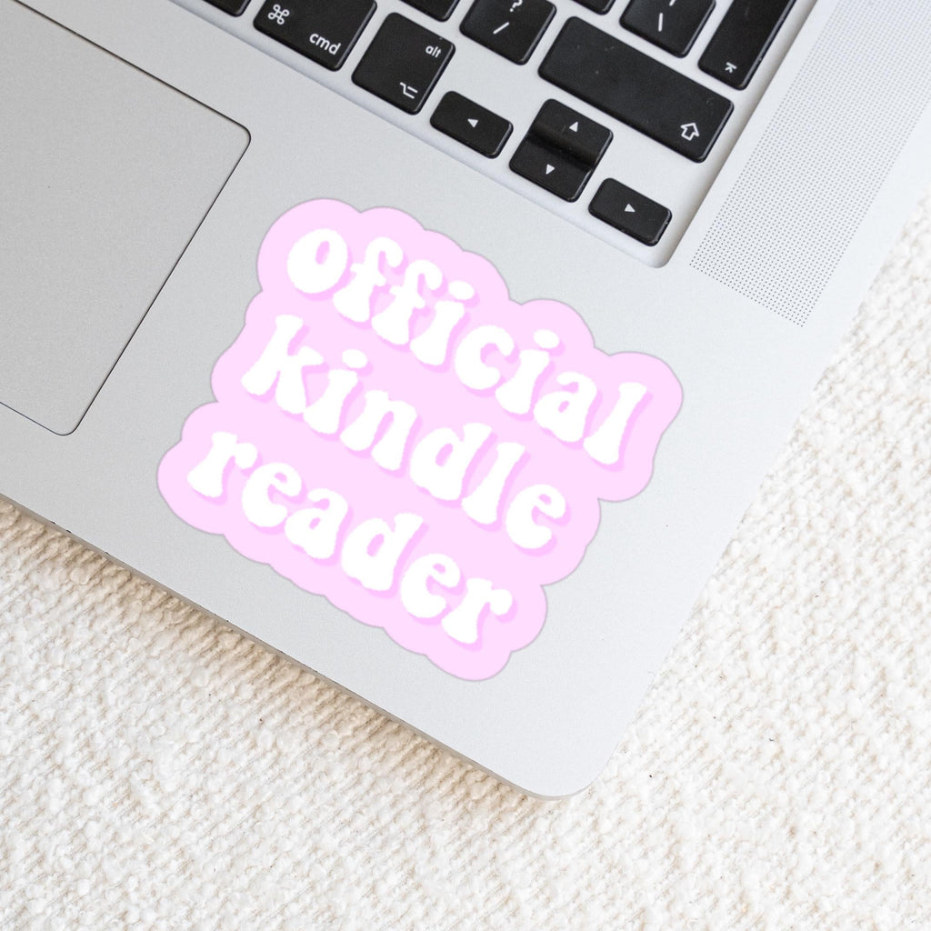 Official Kindle Reader Sticker: Pink, 2.5 inch