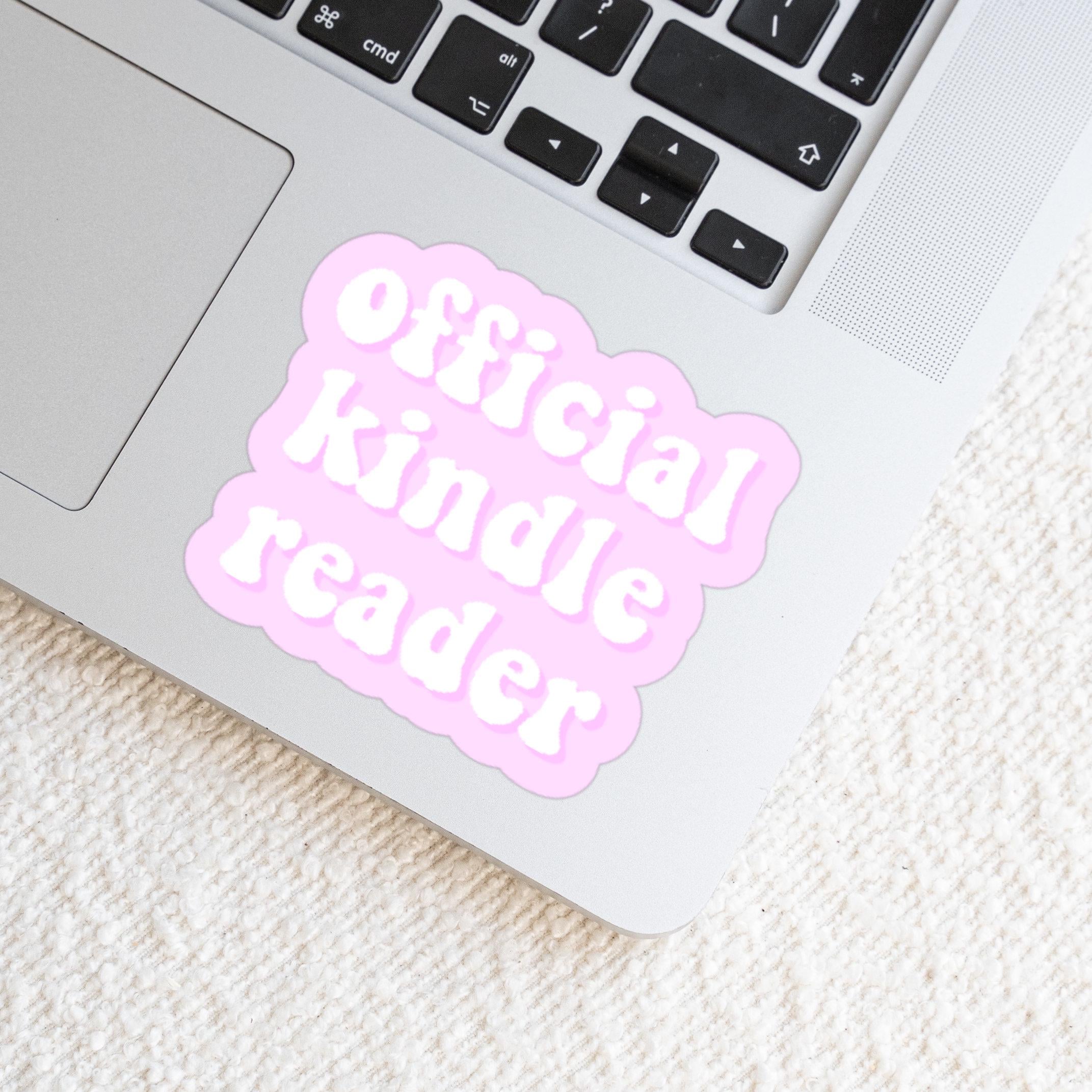Official Kindle Reader Sticker: Pink, 2.5 inch