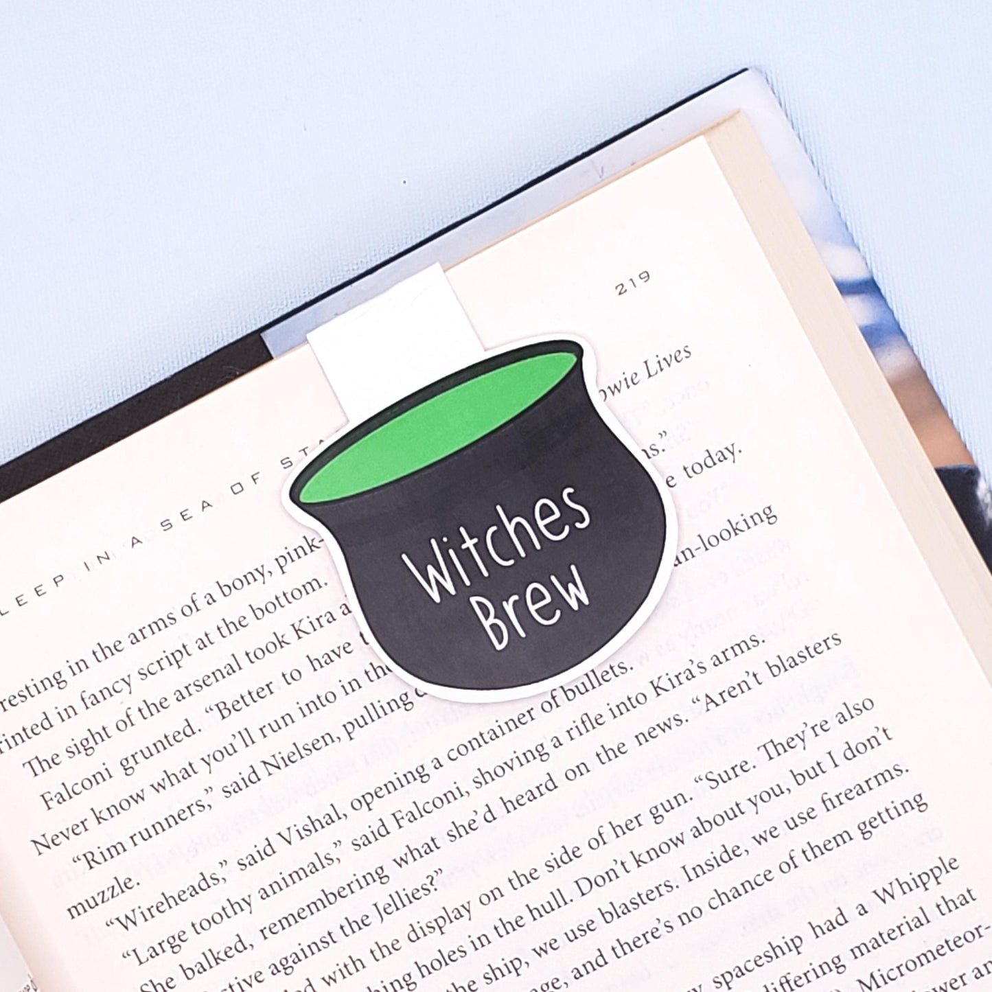 Witches Brew Die Cut Magnetic Bookmark