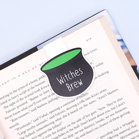 Witches Brew Die Cut Magnetic Bookmark