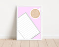 Minimal Coffee and a Good Book Bookish Art Print