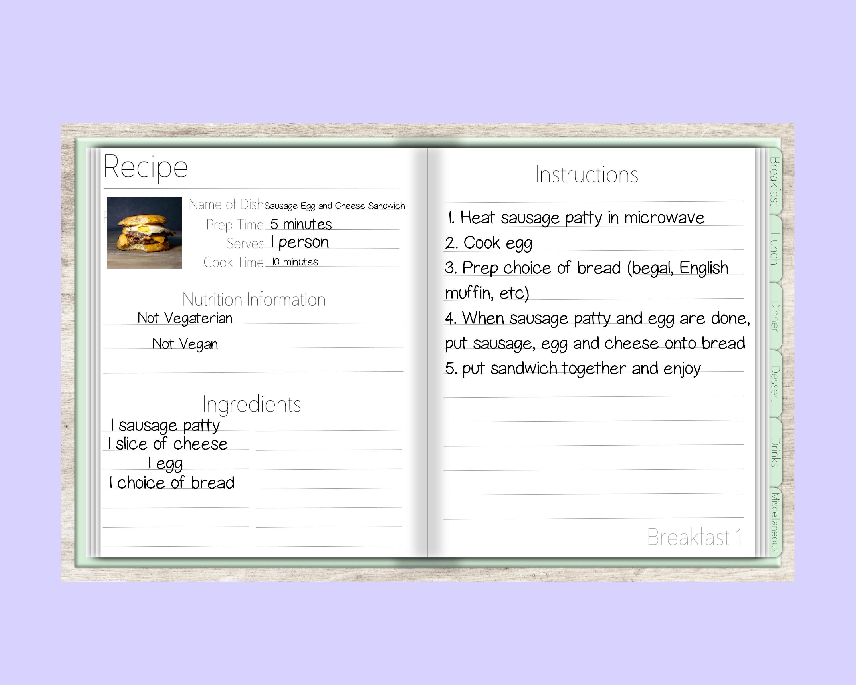 Digital Recipe Book: Have All Your Favorite Recipes in One Place
