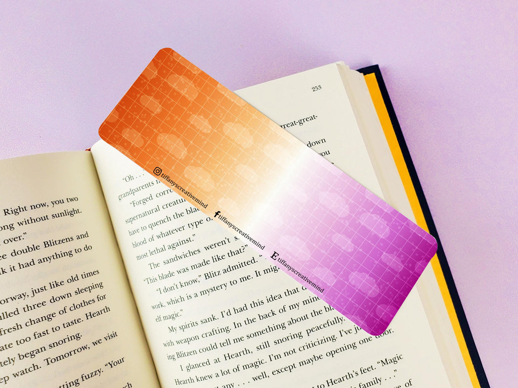 Proud Lesbian LGBTQ 2x6 Bookmark