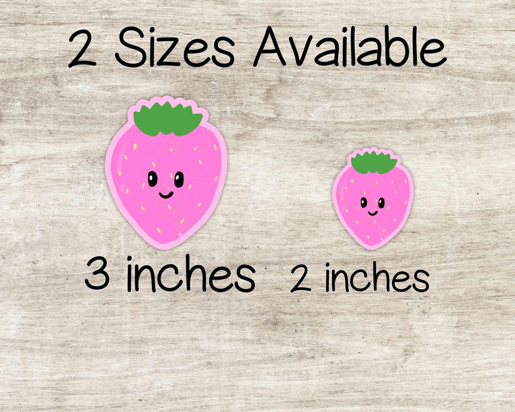 Smiling Strawberry Sticker