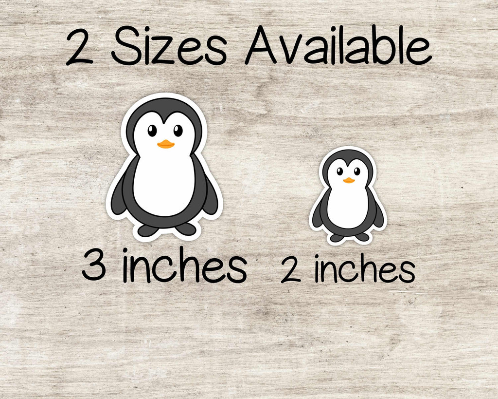 Waddles the Penguin DIe Cut Sticker