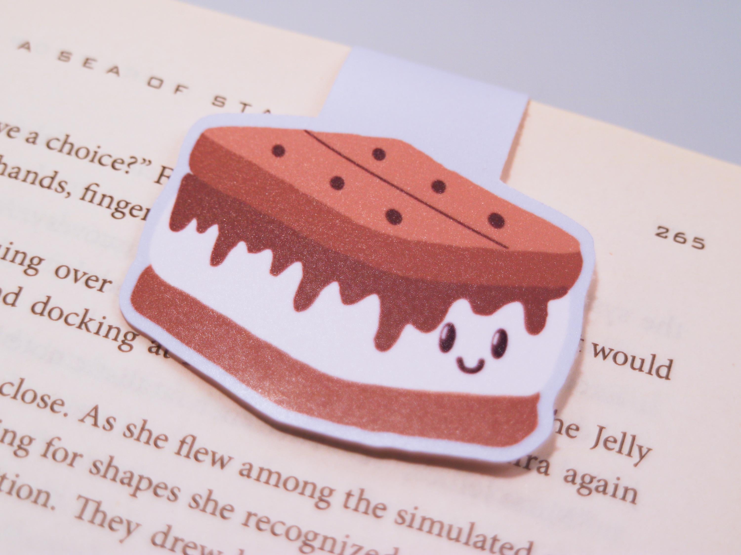 S'mores Themed Magnetic Bookmark