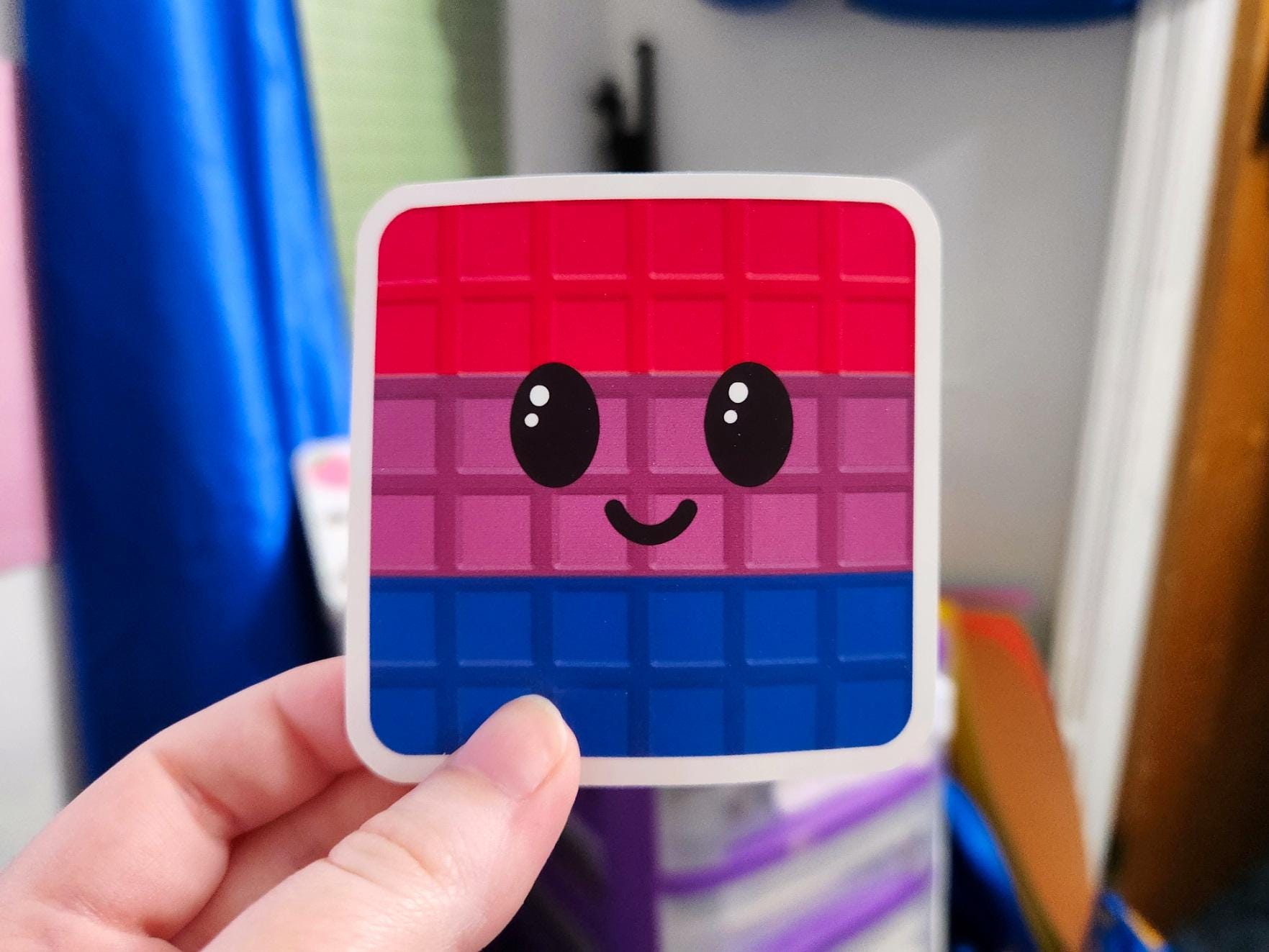 LGBTQ Pride Waffle Sticker