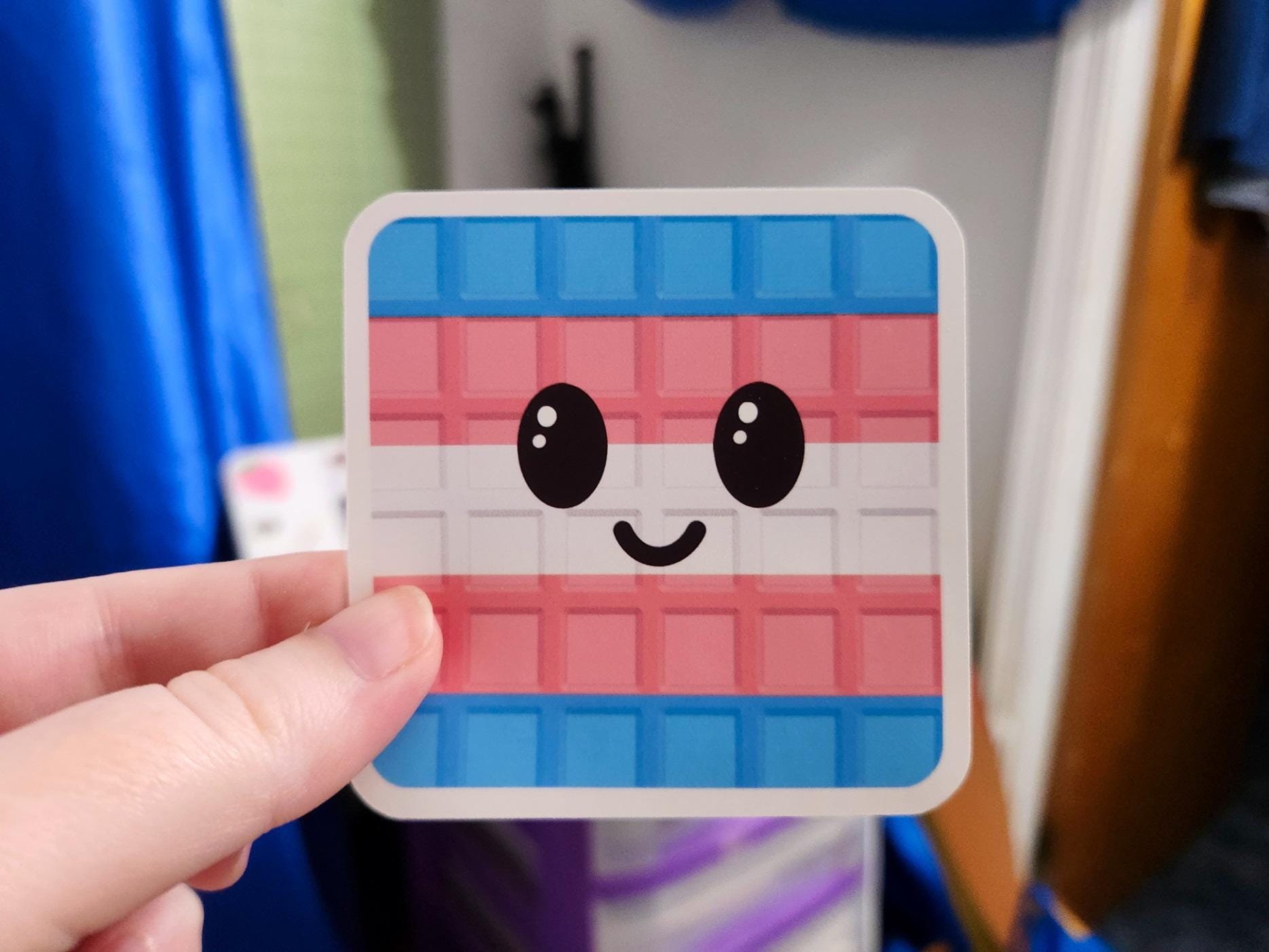 LGBTQ Pride Waffle Sticker