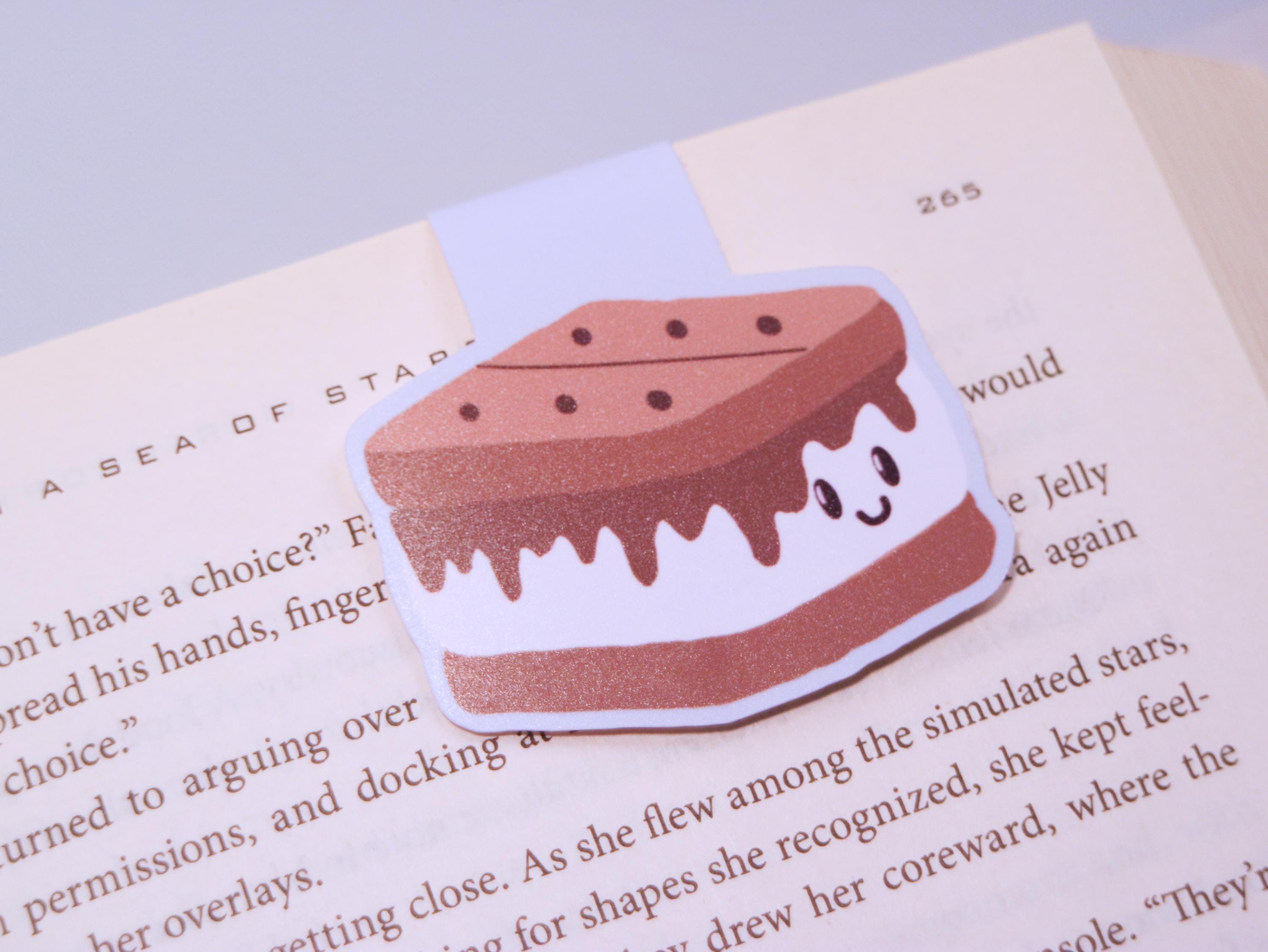 S'mores Themed Magnetic Bookmark