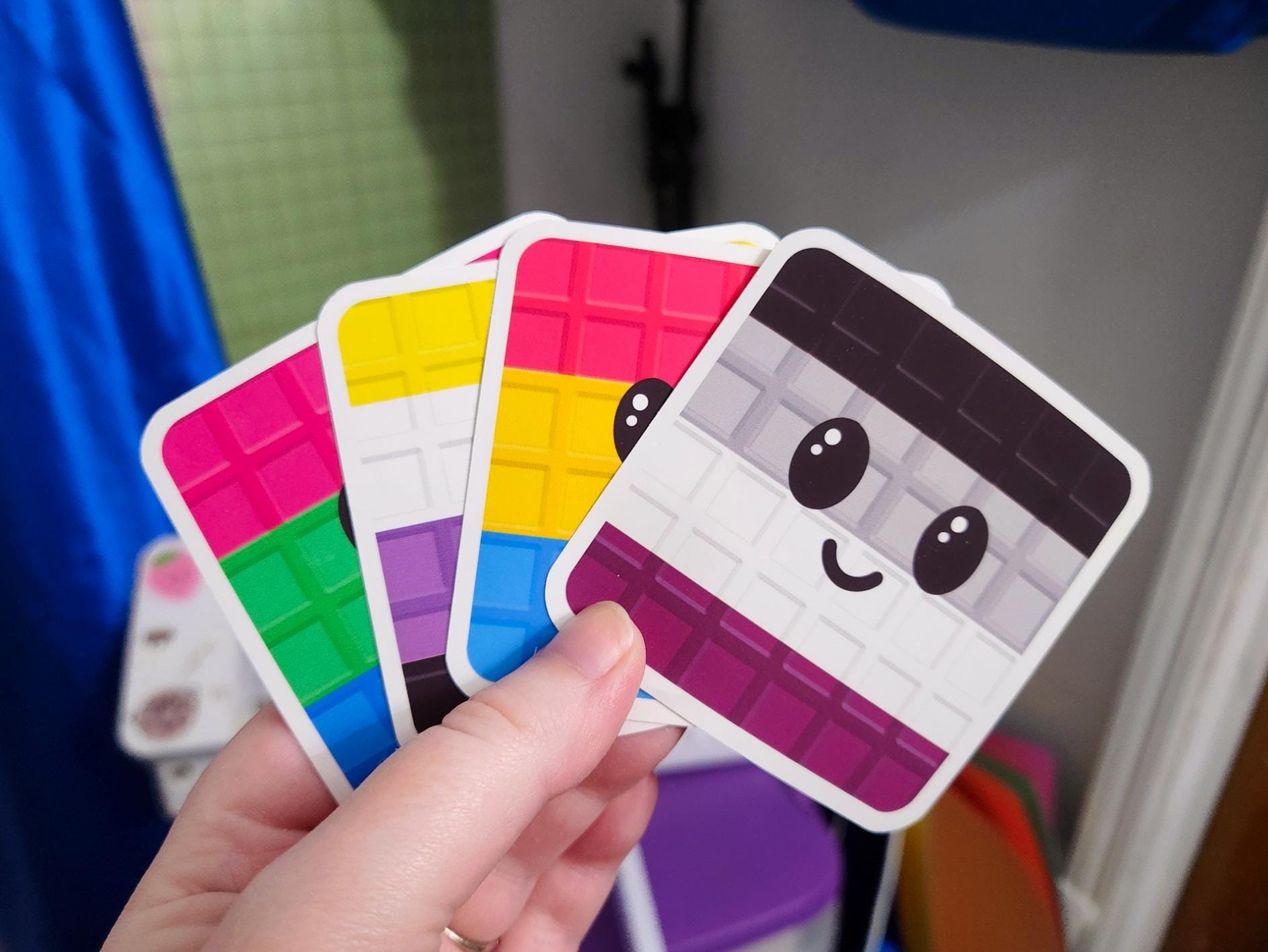 LGBTQ Pride Waffle Sticker