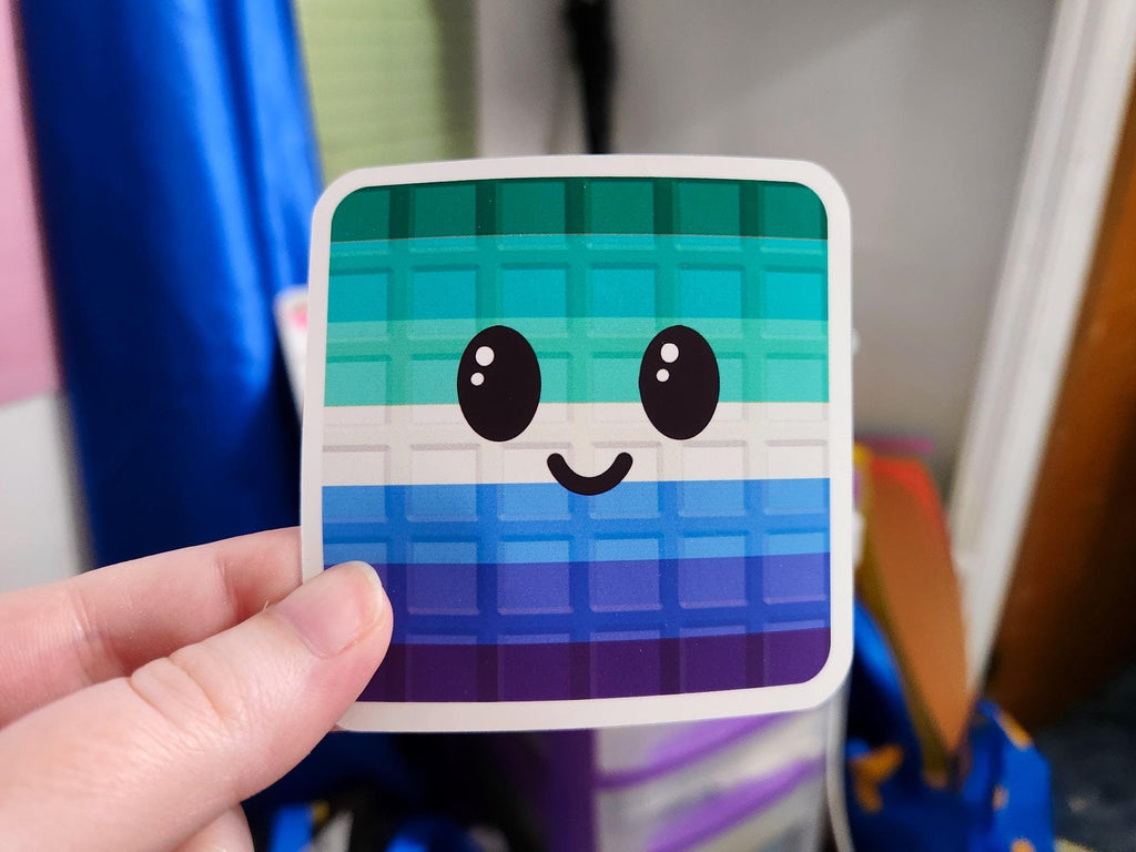 LGBTQ Pride Waffle Sticker