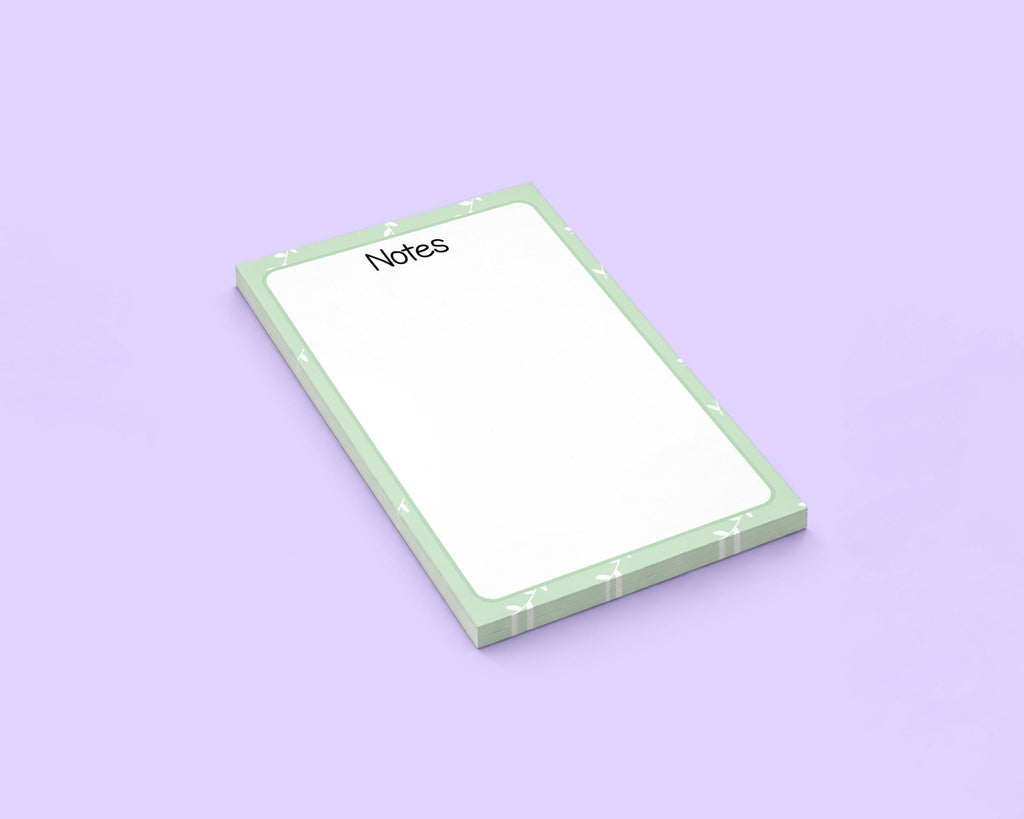 Spring Leafy 4x6 Notepad