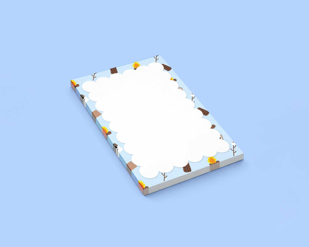 S'mores Elements Pattern 4x6 Notepad