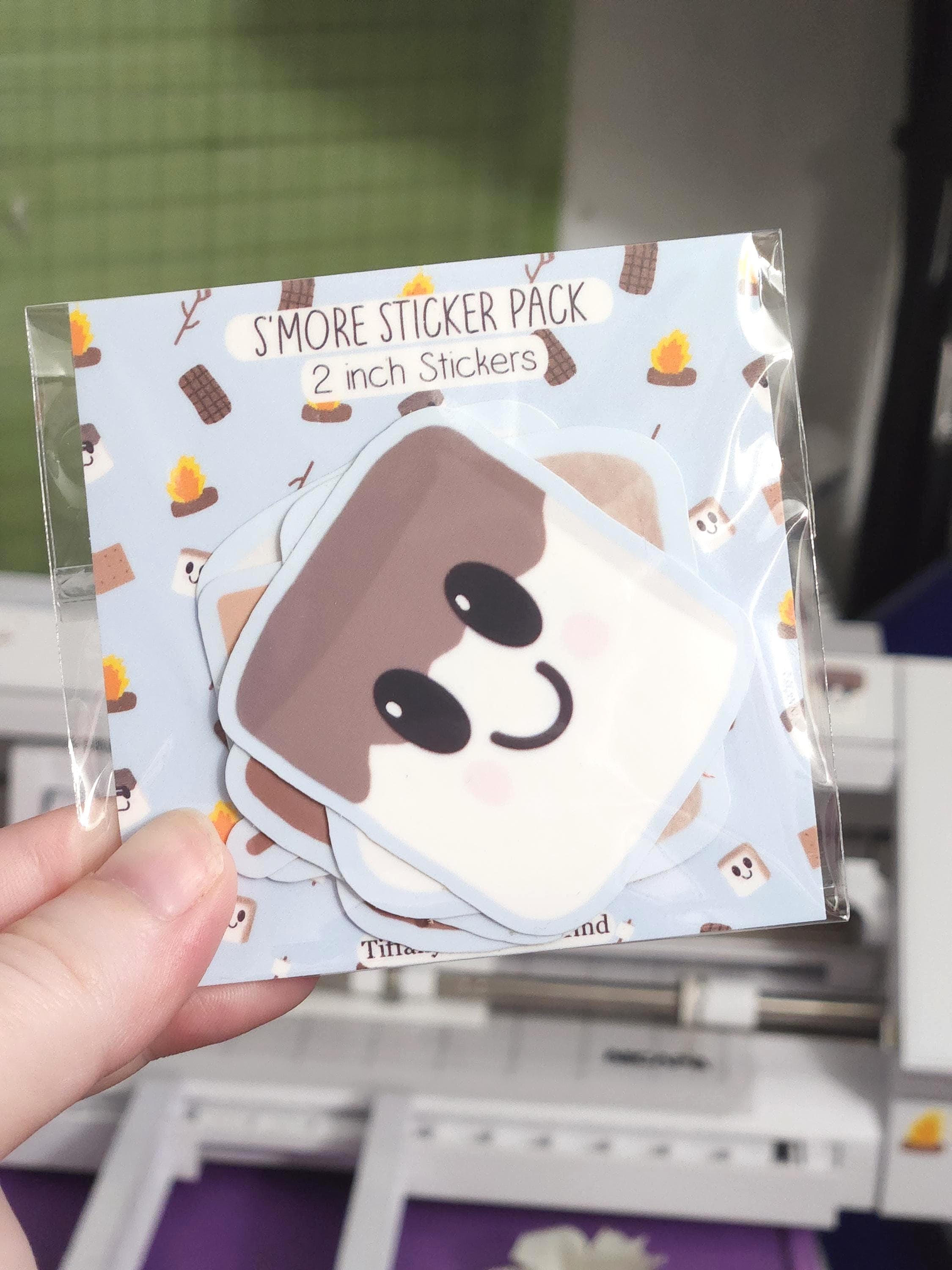 S’mores Sticker Pack - Pack of 7 - 2 inch Stickers