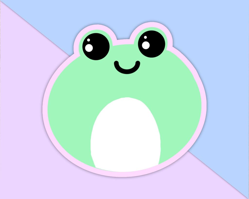 Cartoon Frog Sticker