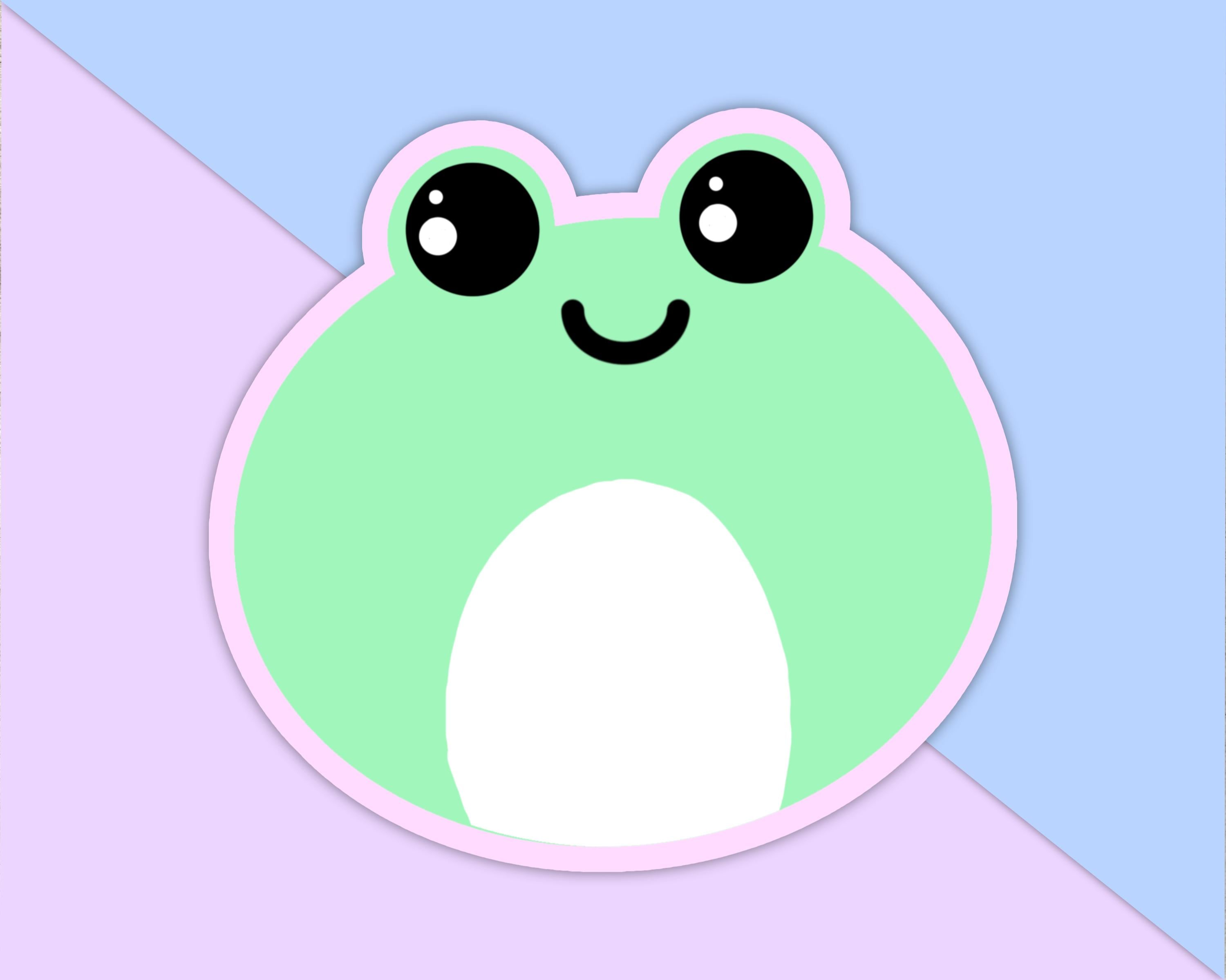 Cartoon Frog Sticker