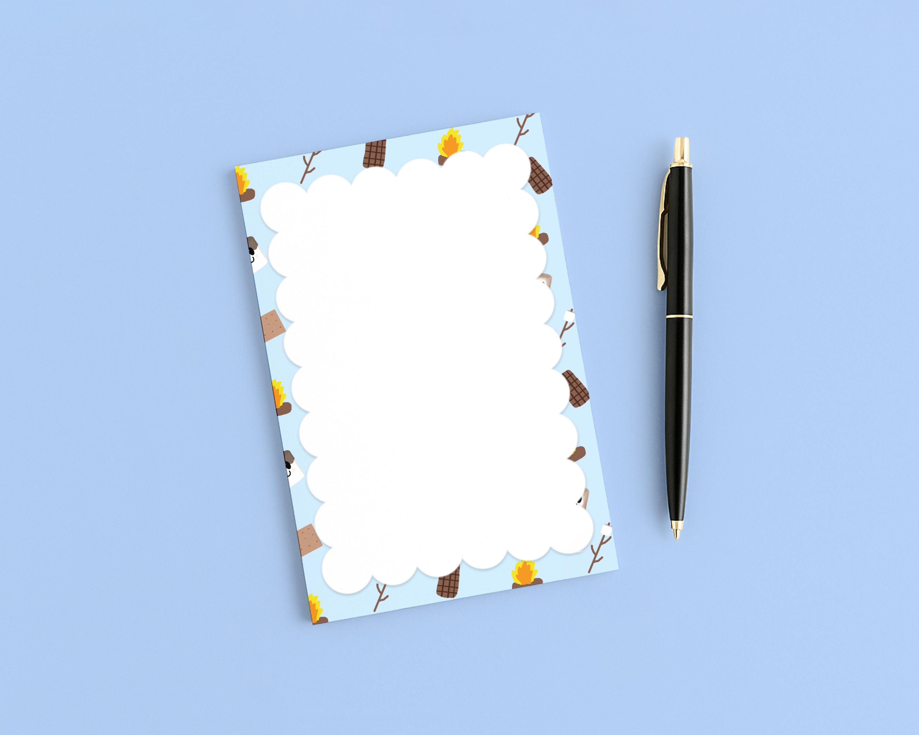 S'mores Elements Pattern 4x6 Notepad