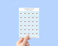 Marshmallows 4x6 inch Sticker Sheet