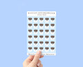 Chocolate Dipped Marshmallows 4x6 inch Sticker Sheet