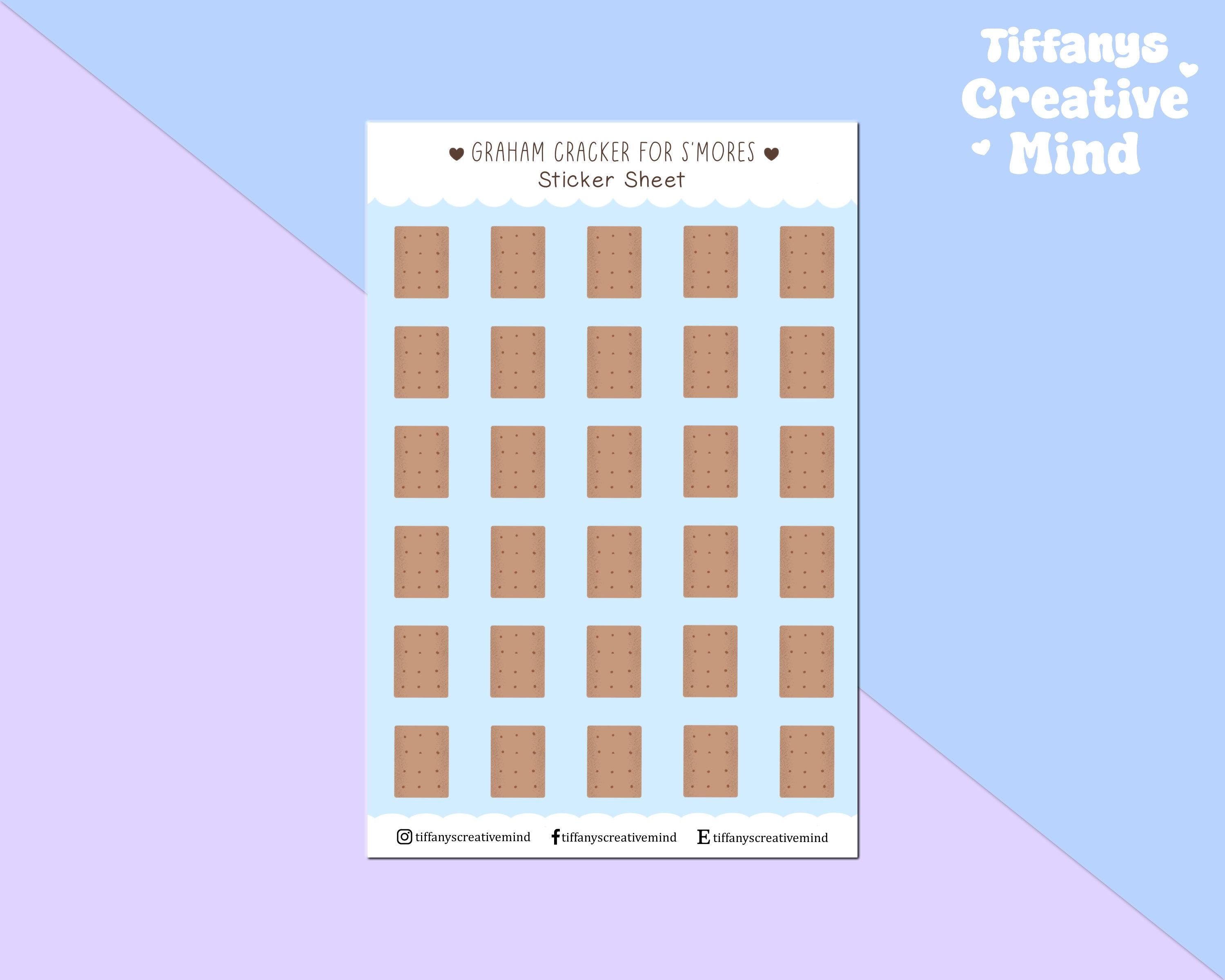 Graham Cracker 4x6 inch Sticker Sheet