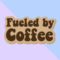 Fueled by Coffee 3.5-inch Matte Laminated Sticker