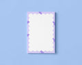 Purple Swirl 4x6 Notepad: But First Create Themed