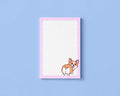 Corgi Butt Notepad: 4x6, 50 pages