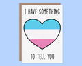 Transgender LGBTQ Greeting Card: Card to Help You Come Out Of The Closet
