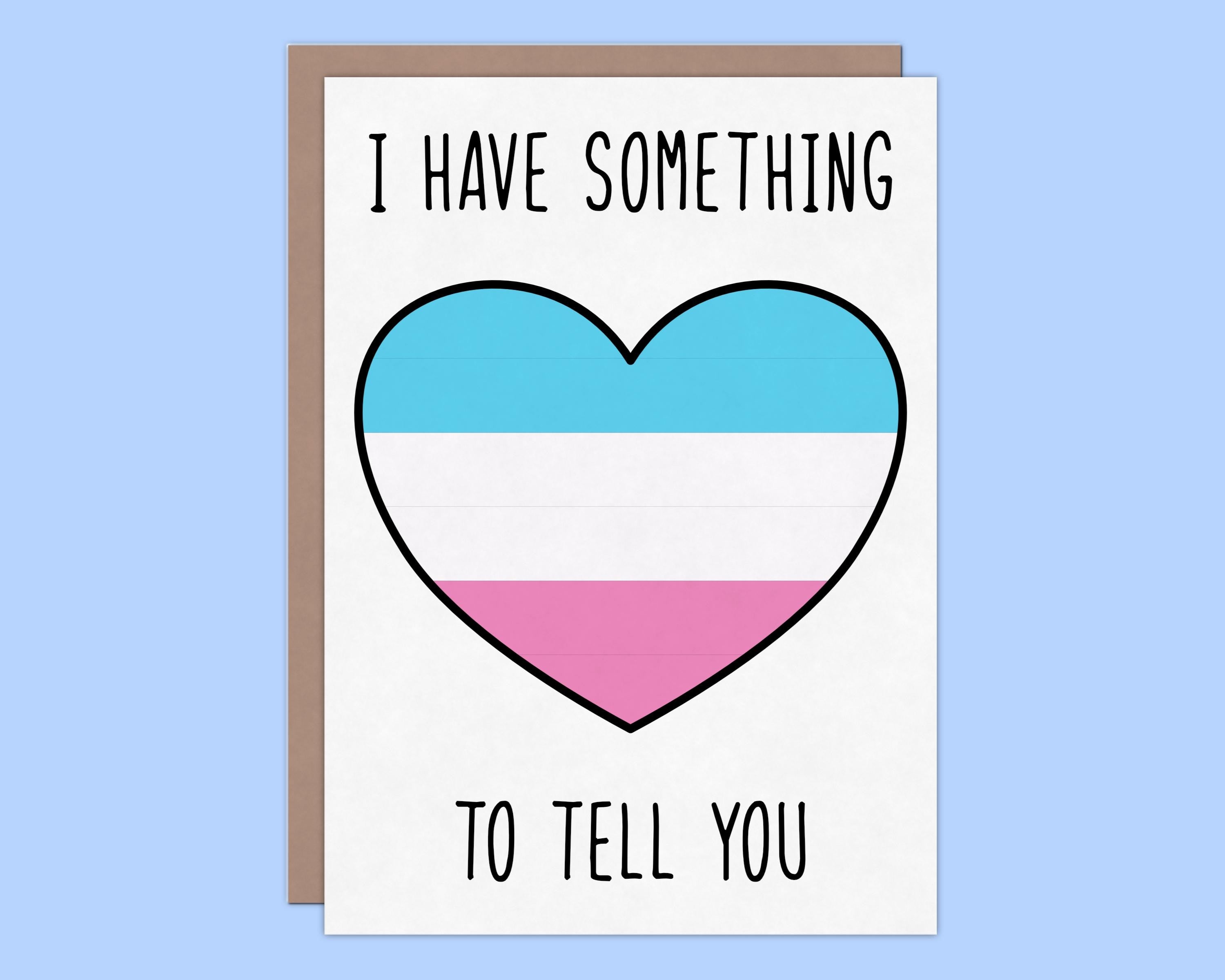 Transgender LGBTQ Greeting Card: Card to Help You Come Out Of The Closet