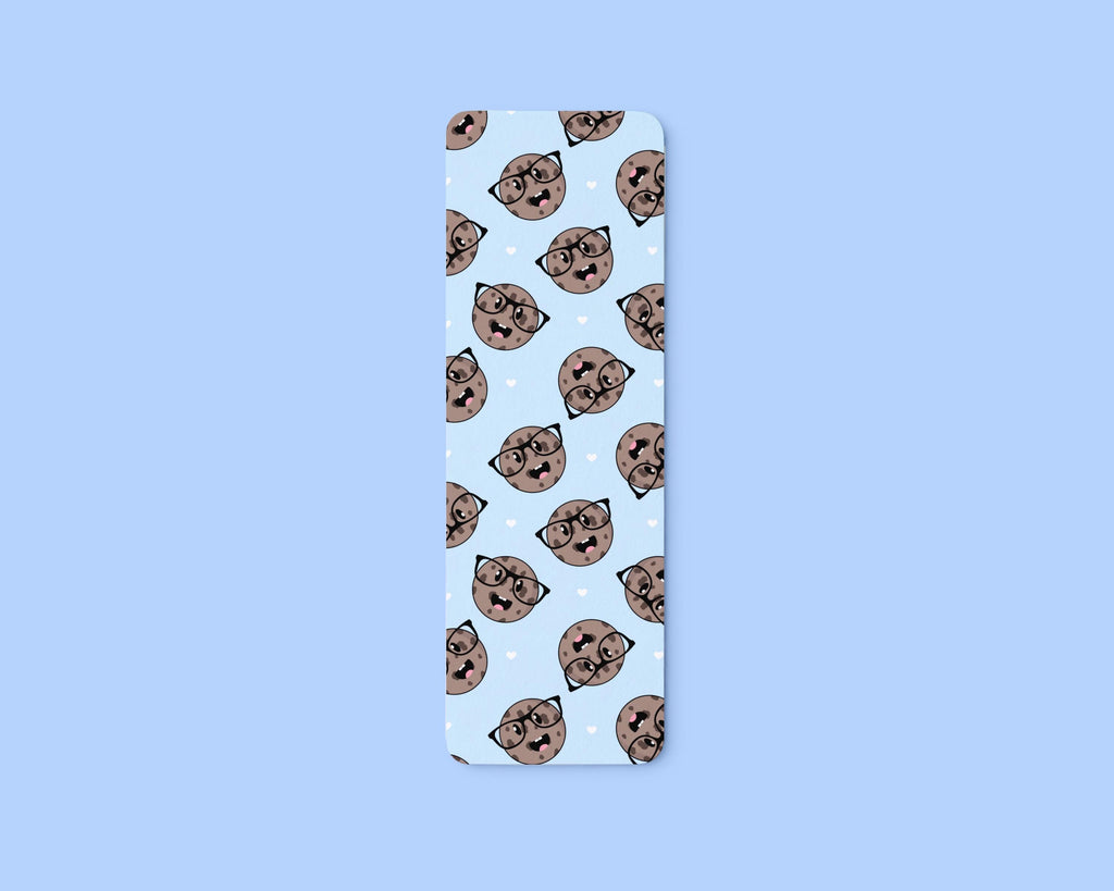 Smart Cookie Seamless Pattern 2x6 Double-Sided Bookmark