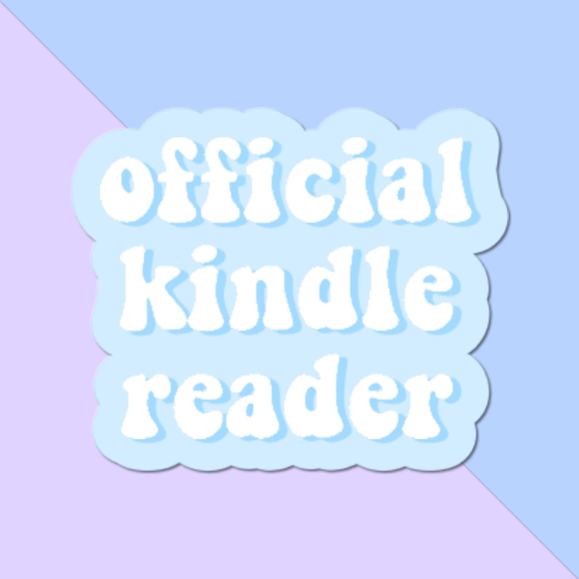 Official Kindle Reader Sticker - Matte Vinyl Bookish Decal