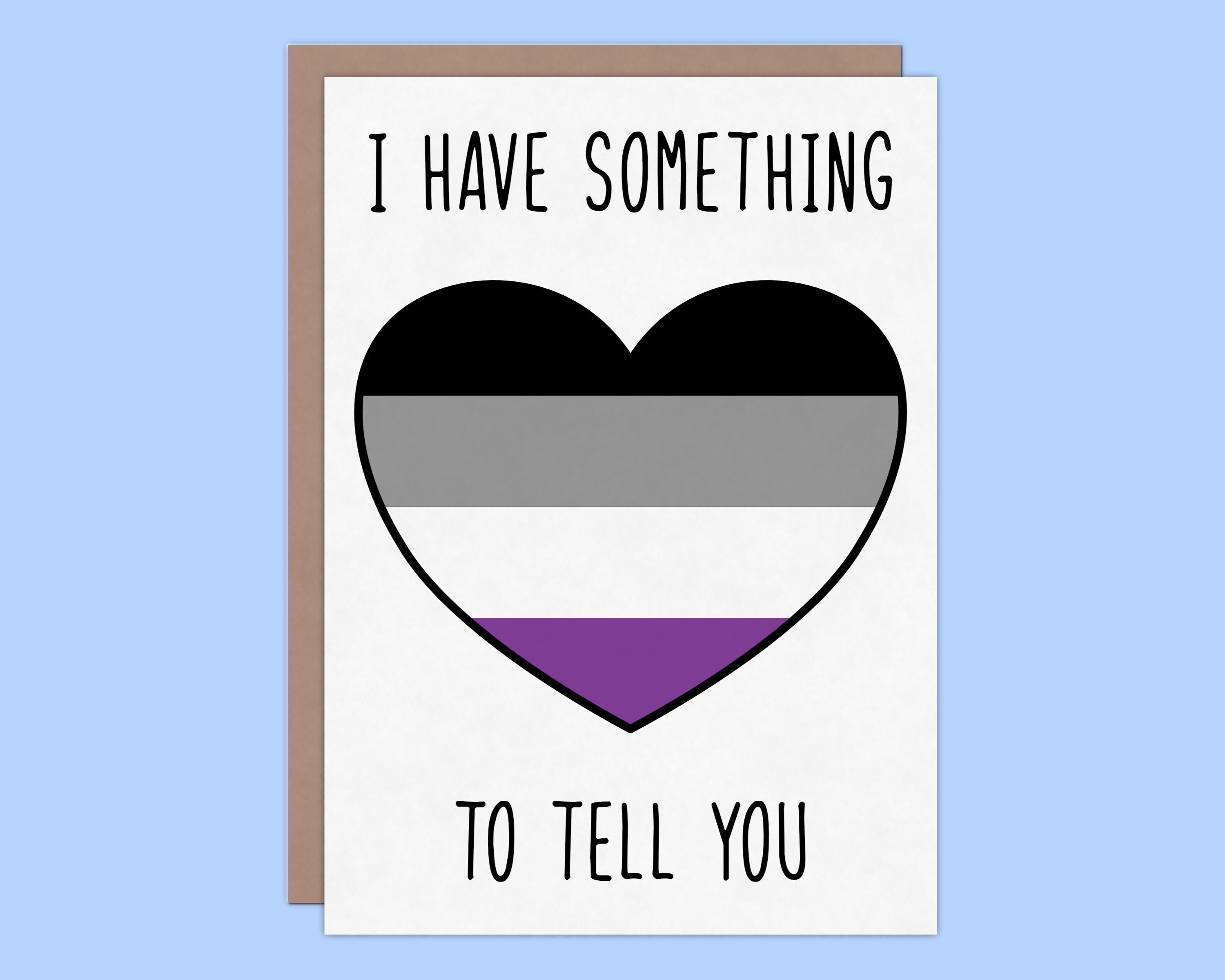 Asexual Coming Out 5x7 Greeting Card